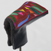 Een breed scala aan onderwerpen en design en dit golfheadcover (3/4 voorkant)