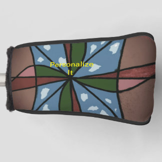 Een breed scala aan onderwerpen en design en dit golfheadcover