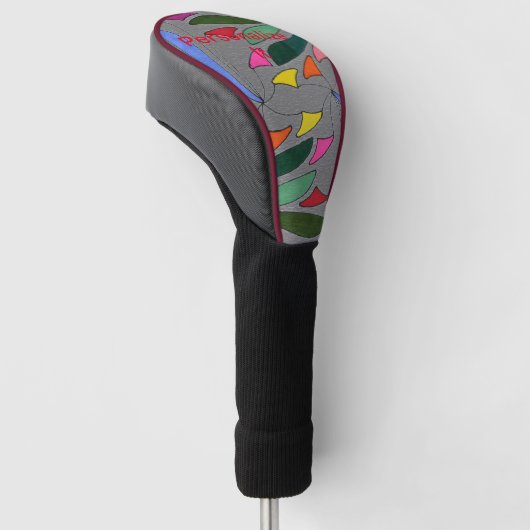 Een breed scala aan onderwerpen en design en dit golfheadcover (Schuin)