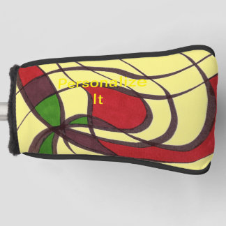 Een breed scala aan onderwerpen en design en dit golfheadcover