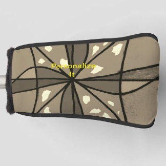 Een breed scala aan onderwerpen en design en dit golfheadcover