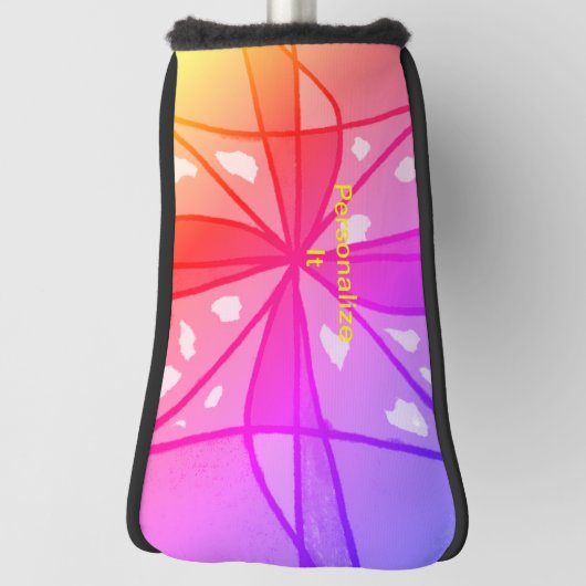 Een breed scala aan onderwerpen en design en dit golfheadcover (Draai 90)