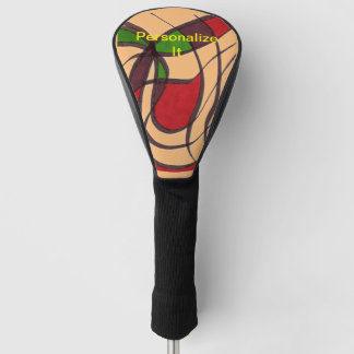 Een breed scala aan onderwerpen en design en dit golfheadcover