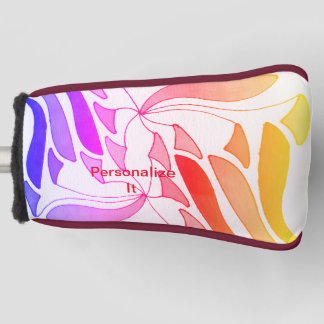 Een breed scala aan onderwerpen en design en dit golfheadcover