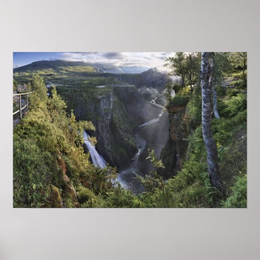 Een breed uitzicht op de avond - Hordaland, Noorwe Poster (Voorkant)