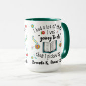 Een Brenda K Davies-boek Mok (Voorkant rechts)