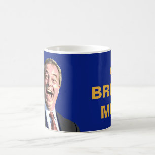 EEN BREXIT-MOK. Fun Nigel Farage Brexit bericht: Koffiemok
