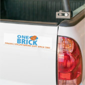 Eén Brick-Bumpersticker Bumpersticker (Op Truck)