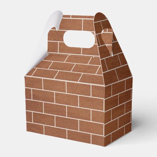 Een Brick Wall Favor Box Bedankdoosjes (Achterkant)