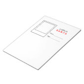 Een brief aan de Santa Notitieblok (Schuin)