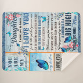 een brief aan mijn dochter op maat heeft gemaakt, sherpa deken (Voorkant (horizontaal))