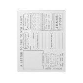 Een brief aan Tooth Fairy Stationery Notitieblok (Linkerzijde)