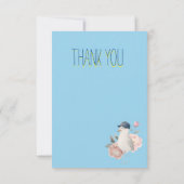 Een brief met een zeemeeuw bedankt (Achterkant)