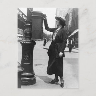 Een brief schrijven in New York City Briefkaart