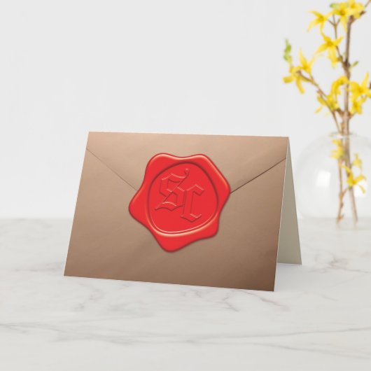 Een brief van de Kerstman Kaart (Gele Bloem)