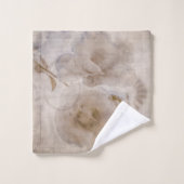 Een brief van gisteren - Antiek Roos en windmollen Bad Handdoek (Wasdoekje)