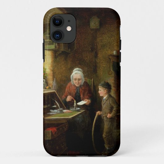 Een brief verzegelen, 1890 (olieverf op paneel) Case-Mate iPhone case (Achterkant)