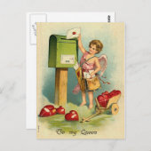 Een brief voor mijn koningin briefkaart (Voorkant / Achterkant)