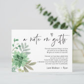 Een briefje over uitnodiging voor weddenschappen o informatiekaartje (Staand voorkant)