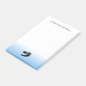 Een briefje uit het verleden - T. rex dinosaurus p Post-it® Notes (Schuin)
