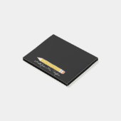 Een briefje van de leraar Potlood Cute Klasherinn Post-it® Notes (Schuin)