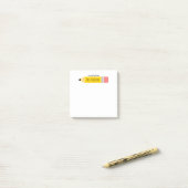 Een briefje van de leraar Potlood Thema Post-it® Notes (Op bureau)