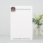 Een briefje van je Avon Lady Briefpapier (Staand voorkant)