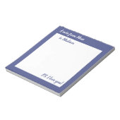 Een briefje van mama voor dochter- of zoon-notitie notitieblok (Linkerzijde)