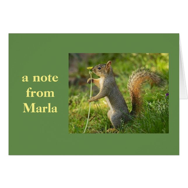 Een briefje van Marla! (Voorkant Horizontaal)