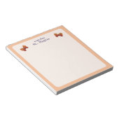 Een briefje van Teacher Butterfly Notitieblok (Schuin)