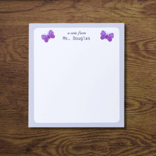 Een briefje van Teacher Notitieblok