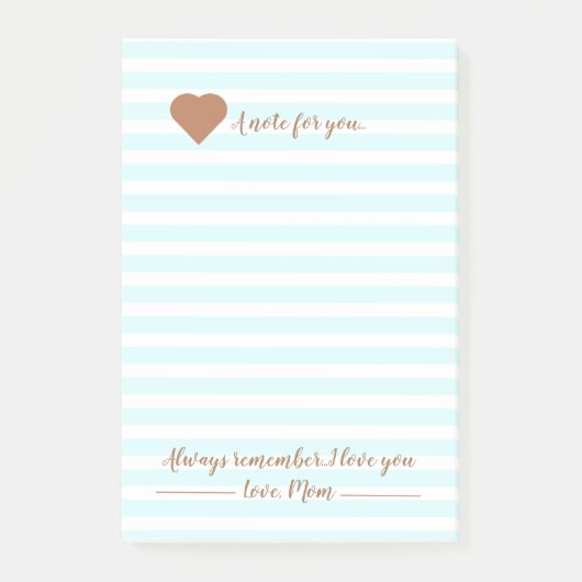 Een briefje voor je van mama post-it® notes (Voorkant)