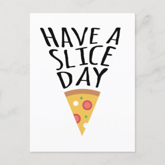 Een Briefkaart met een slice Day Pizza-