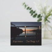 Een briefkaart Noyo Harbour in Fort Bragg, CA (Staand voorkant)