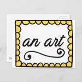 Een briefkaart van de Kunst (Voorkant / Achterkant)