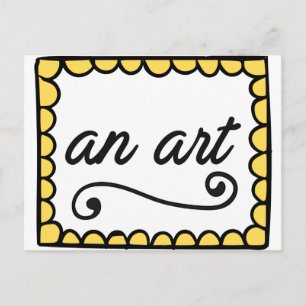 Een briefkaart van de Kunst