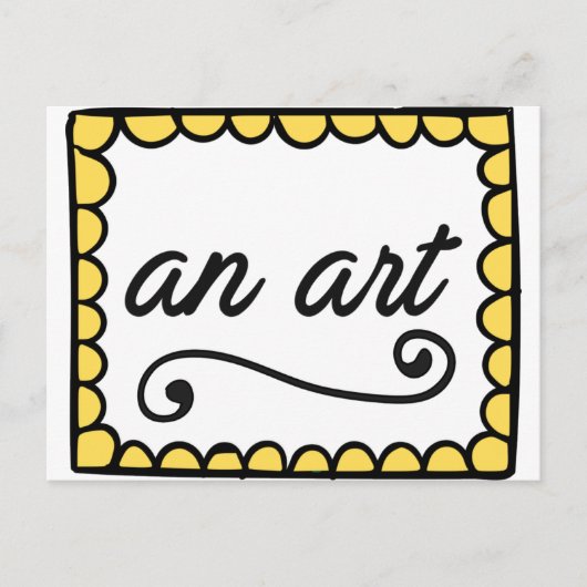Een briefkaart van de Kunst (Voorkant)
