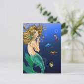 Een Briefkaart van de Zeemeermin (Staand voorkant)