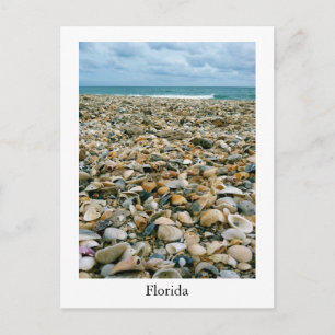 Een briefkaart van een Florida, USA strand met zee