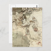 Een Briefkaart van het droomfeest 's midzomernacht (Voorkant / Achterkant)