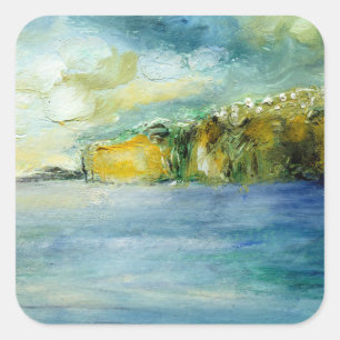 Een Briefkaart van Madeira 2014 Vierkante Sticker