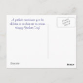 Een Briefkaart voor de oceaan van Tenderness (teks (Achterkant)