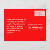 Een briefkaart voor de Rode Dag van de Envelop (Achterkant)