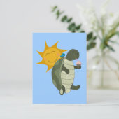 Een Briefkaart voor schildpadijs (Staand voorkant)