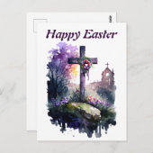 Een Briefkaart voor waterverf bij paasmaaltijden (Voorkant / Achterkant)