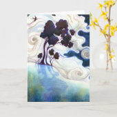 Eén Bright Night Kaart (Gele Bloem)