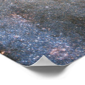 Een Bright Supernova in de nabijgelegen Galaxy NGC Poster (Hoek)