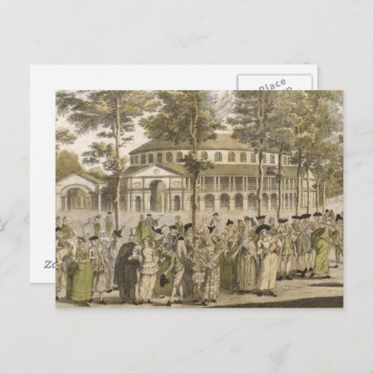 Een bril in Ranelagh Gardens, met de Rotunda Briefkaart (Voorkant / Achterkant)