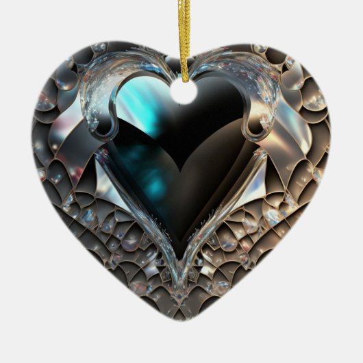 Een briljant hart Ornament (Voorkant)