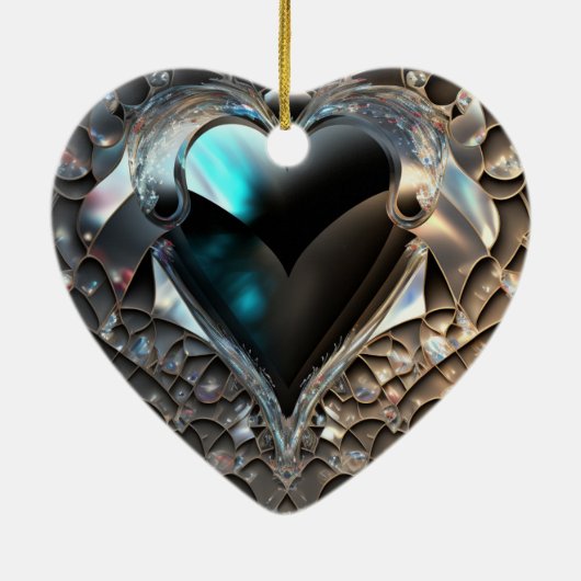 Een briljant hart Ornament (Achterkant)